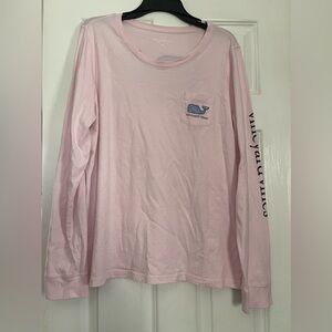 Vineyard Vines Light Pink Long Sleeve Tee